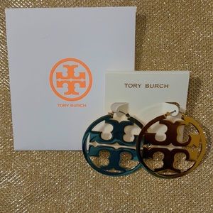 Brand new never worn 18 Karat Gold plated hoop earrings